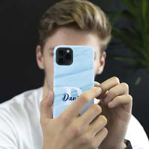 Moderne Minimaal Klassiek Elegant Monogram iPhone 15 Pro Max Hoesje