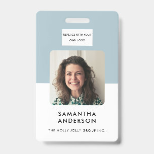 Moderne Minimaal Naam ID Kaart Conferentie Kantoor Badge