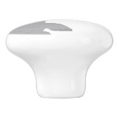 Moderne Minimal Baby Elephant Keramische Pull Knop (Zijkant)