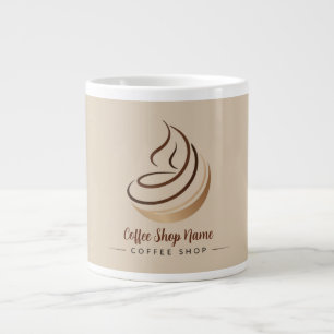 Moderne Minimal Coffee Shop professionele winkel Extra Grote Beker