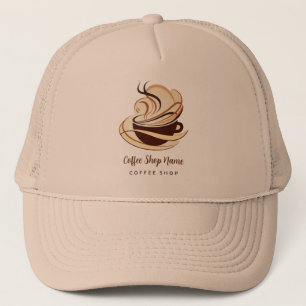 Moderne Minimal Coffee Shop professionele winkel Trucker Pet