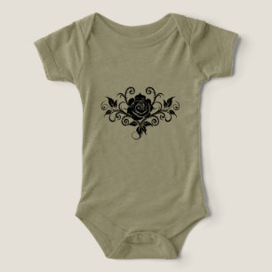 Moderne Minimal Rose Mark Baby T-shirt