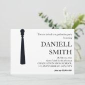 Moderne minimal Senior Afstuderen Aankondiging Kaa (Staand voorkant)