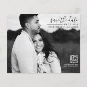 Moderne Minimal Sleek Afbeelding Foto Bewaar de da (Voorkant)