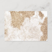 Moderne minimal Waterverf Oyster Beach RSVP Informatiekaartje (Achterkant)