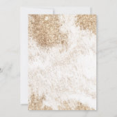 Moderne minimal Waterverf Oyster Beach Save The Date (Achterkant)