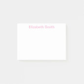 Moderne minimale aangepaste naam post-it® notes (Voorkant)