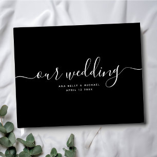 Moderne minimale aardbevingskundige eenvoudige bru gastenboek