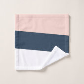 Moderne, minimale abstracte geometrische marinebla bad handdoek (Wasdoekje)