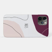 Moderne minimale abstracte geometrische pastelkleu Case-Mate iPhone case (Achterkant (horizontaal))