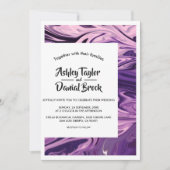 Moderne minimale Abstracte kalligrafie Kaart (Voorkant)