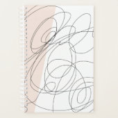 Moderne minimale abstracte krabbel planner (Voorkant)