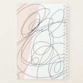 Moderne minimale abstracte krabbel planner (Achterkant)