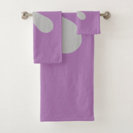 Moderne Minimale Abstracte kunstvormen Bad Handdoek