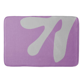 Moderne Minimale Abstracte kunstvormen Badmat