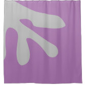 Moderne Minimale Abstracte kunstvormen Douchegordijn (Voorkant)