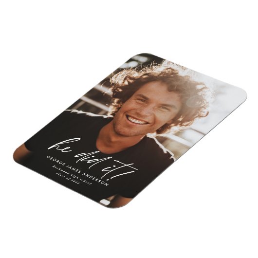 Moderne minimale afstuderen magnenet voor scriptty magneet (Linkerzijde)