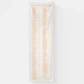 Moderne minimale alfabetische zitgrafiek spandoek (Verticaal)