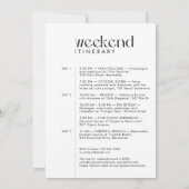 Moderne minimale "Bach & Boujee" vrijgezellenfoto Kaart (Achterkant)