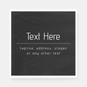 Moderne minimale bedrijfsnaam & andere info Zwar Servet