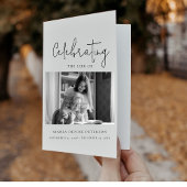 Moderne minimale begrafenis overlijdensvolgorde programma