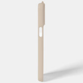 Moderne minimale beige gepersonaliseerde naam Case-Mate iPhone case (Achterkant / Rechts)