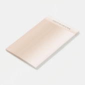 Moderne minimale beige huidkleur post-it® notes (Schuin)