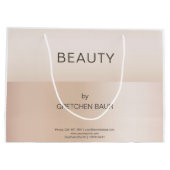 Moderne minimale beige huidskleur groot cadeauzakje