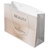 Moderne minimale beige huidskleur groot cadeauzakje