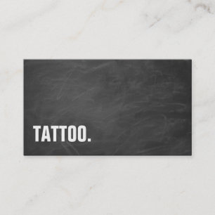 Moderne, minimale Blackboard Tattoo Professional B Visitekaartje