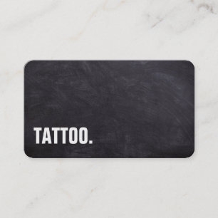 Moderne, minimale Blackboard Tattoo Professional B Visitekaartje