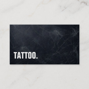 Moderne, minimale Blackboard Tattoo Professional B Visitekaartje