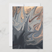 Moderne minimale bohemiaanse Abstracte bruiloft Kaart (Achterkant)