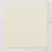 Moderne minimale bronzen & gouden bruiloft recepti menu (Achterkant)