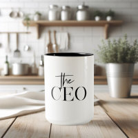 Moderne minimale CEO Black