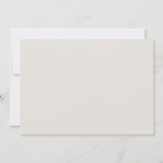 Moderne, minimale Champagne Gold redt de datum Kaart (Achterkant)