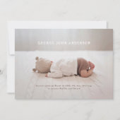 Moderne minimale chique typografie eenvoudige mult aankondiging (Voorkant)