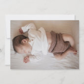 Moderne minimale chique typografie eenvoudige mult aankondiging (Achterkant)