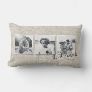 Moderne minimale eenvoudige multi foto home decor kussen