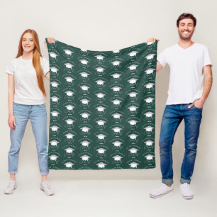 Moderne minimale elegant boogfoto-afstuderen fleece deken