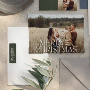 Moderne minimale elegante typografie familie groen etiket