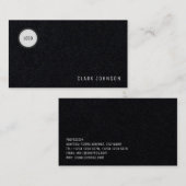 Moderne minimale elegantie met logo-ruimte visitekaartje (Voorkant / Achterkant)