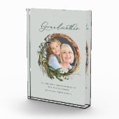 Moderne minimale eucalyptuskrans foto grootmoeder (Rechts)