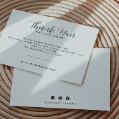 Moderne, minimale flatpanel - Hartelijk dank, Visi Bedankkaart