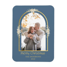 Moderne, minimale Floral Arch Foto grijs Magneet