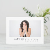 Moderne, minimale foto van 50 jaar en verbluffende (Staand voorkant)