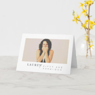 Moderne, minimale foto van 50 jaar en verbluffende kaart