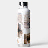 Moderne minimale fotocollage elegant waterfles (Rechts)