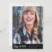 Moderne minimale fotograafpartij kaart (Achterkant)