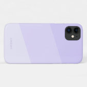 Moderne minimale geometrische gradiëntviolet  Case-Mate iPhone case (Achterkant (horizontaal))